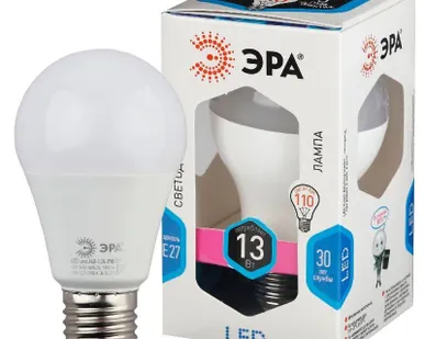 фото Лампа светодиодная A60-13W-840-E27 грушевидная 1040лм ЭРА Б0020537