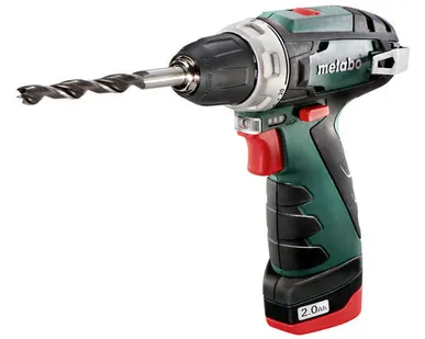 фото Винтоверт аккумуляторный PowerMaxx BS 10.8В 1х2.0 патрон сумка Metabo 600079500