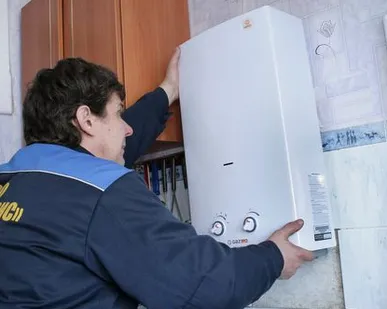 фото Установка, замена газовых колонок