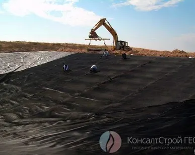 фото Геомембрана ПВД (LDPE) толщины 2,0