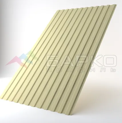 Фото №0 Профлист С-10 -1170 мм (1100 мм) 00000688/7 RAL 1014 Полиэстер 0.7