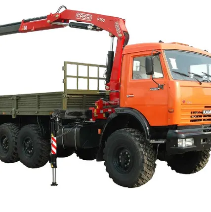 Фото №0 Манипулятор-вездеход КАМАЗ 65117 (борт 12 т, стрела 7 т)