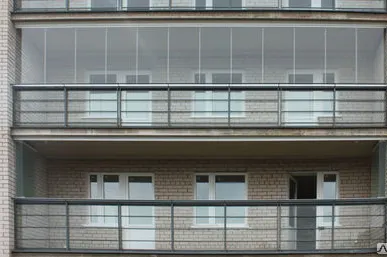 фото Финское безрамное остекление балконов Лумон