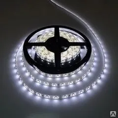 Фото №0 LED лента открытая, IP23, SMD 3528, 60 диодов/метр, 12V, белый
