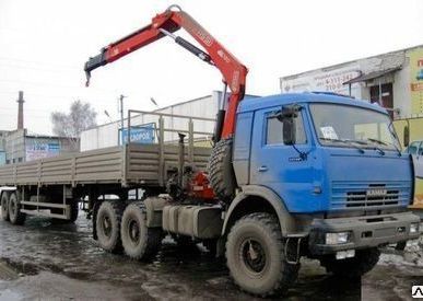 фото Fassi F150A.22 на КАМАЗ 65116 кран-манипулятор на тягаче