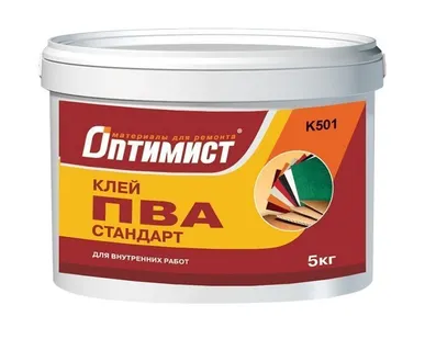 фото Клей ПВА Стандарт для внутренних работ K 501 (1 кг) 1 кг