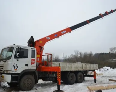 фото Манипулятор борт 15 тонн, стрела 4 тонны