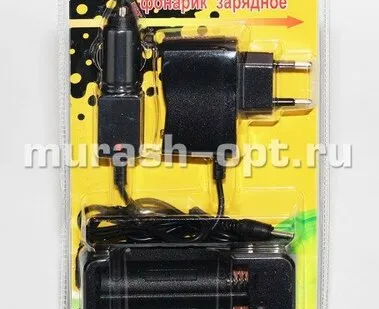 фото Автомобильное з/у + сетевое з/у для аккумуляторов R03, R6, 18650 (25)