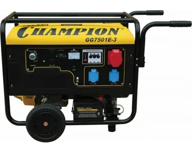 фото Генератор бензиновый Champion GG7501E-3