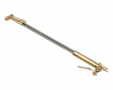 фото Резак пропановый KRASS SIDER 7 (рычажный до 300 мм) L=640 мм, 75 град, без мундштуков, G1/4'/G3/8"LH