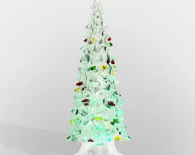 фото Фигура светодиод. "Елочка" (батарейки 3хAG13 в компл.) 1LED 20см RGB 4.5B IP20 NEON-NIGHT 513-023