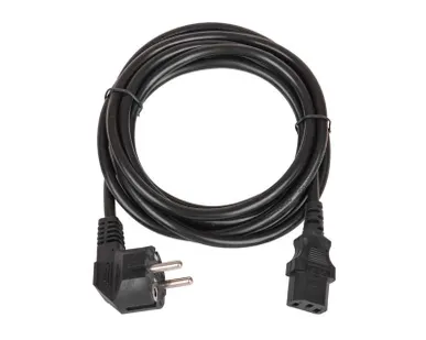 фото Кабель питания TLK евровилка с заземлением 10А 1.8м NIKOMAX TLK-PCC10-018