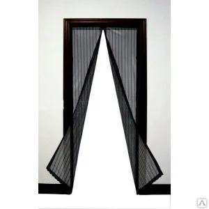 Фото №0 Антимоскитная дверная магнитная сетка экоснайпер magic mesh buzz off