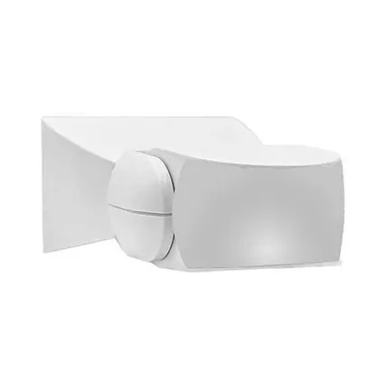 Фото №0 Датчик движения микроволновый настенный 180* 15м 1200W белый IP65 IEK ДД-501M