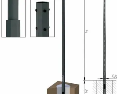 фото Опоры граненые конические ОГК-10/НФГ-10