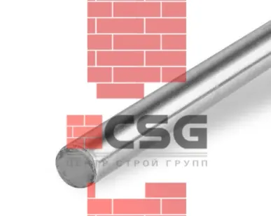 фото Сталь нержавеющая никельсодержащая, горячекатаный круг 110 DIN1013 (Обточенный), длина 6 м, марка AISI 304 08Х18Н10