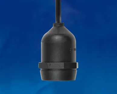 фото Паторон UПереходник LH-E27-IP54-15cm Патрон подвесной с защитой IP54. Цоколь Е27. TM Uniel.