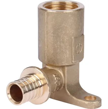 Фото №0 Угольник настенный с длинным нарезным патрубком STOUT