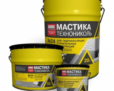 фото Мастика МГТН № 24 ТехноНИКОЛЬ гидроизоляционная
