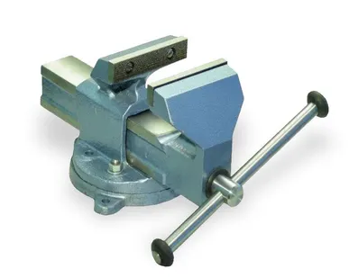 фото Тиски слесарные 100 мм (высокопрочный чугун ВЧ-50) Глазов