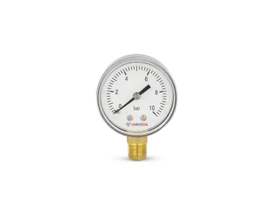 фото Манометр радиальный 1/4" н.р. -  10 атм. (Ø50мм) Varmega