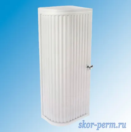 Фото №0 Шкафчик угловой левый, белый