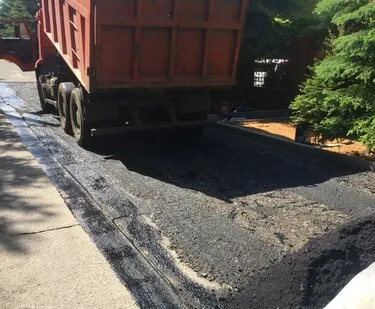 фото Укладка асфальта