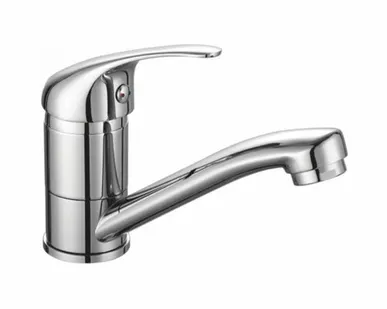 фото Смеситель для кухни GrossAqua, (3210213C-15 кор излив G0109 Mini)