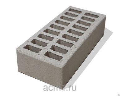 фото Кирпич лицевой полуторный СЕРЕБРО 250*120*88