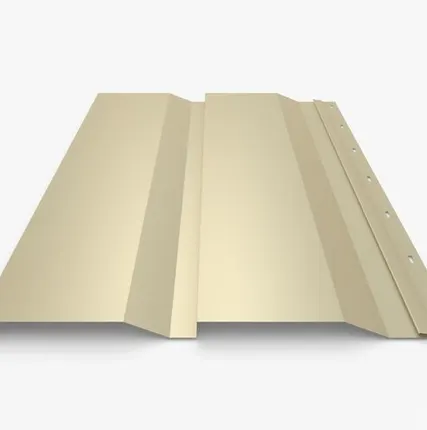 Фото №0 Сайдинг Металлический сайдинг «Корабельная доска» 0.45 мм RAL 1015, Бежевый