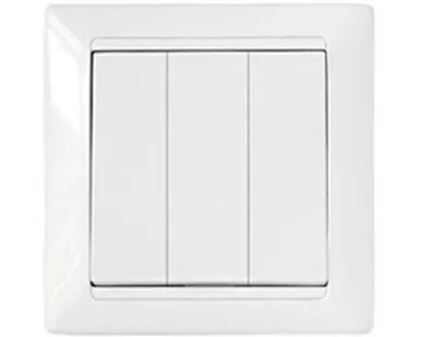 фото СВЕТОПРИБОР Выключатель 3 клав. СУ белый 10А 250В С05 10-805 Р СВЕТОПРИБОР