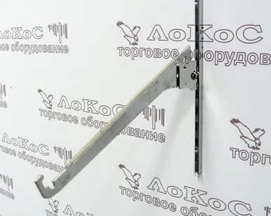 фото Кронштейн с регулировкой угла наклона L=300мм, хром