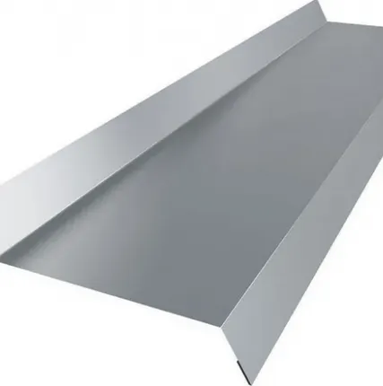 Фото №0 Отлив оцинкованный 200 мм 2 метра (0,45 мм)