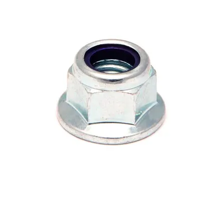 Фото №0 Гайки шестигранные самоконтрящиеся с фланцем-буртиком, DIN 6923, сталь А2, пр-во ЮВА