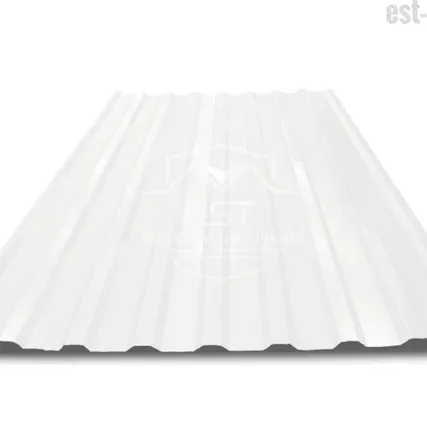 Фото №0 Профнастил МП-20х1100 Pe 0.4 | RAL 9003 Белый