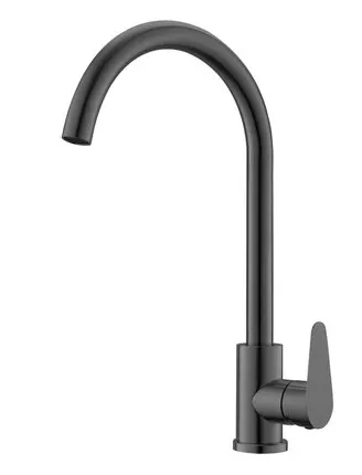 Фото №0 Смеситель для кухни OLISAN STEEL, артикул ST1007B, черный