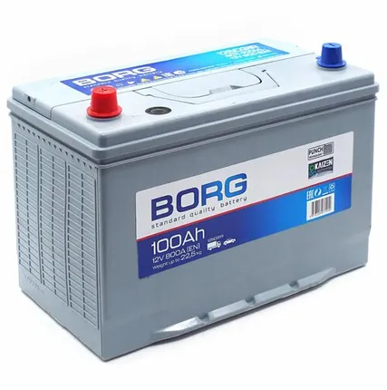 Фото №0 Аккумулятор BORG Standard Asia 125D31R 100 Ач п.п. (ТУРЦИЯ)