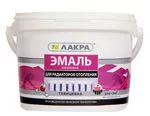 фото Эмаль акрил. для радиаторов отопления ЛАКРА Бел глянцевая 2,4кг