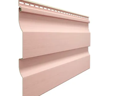 фото Виниловый сайдинг Docke Premium (3600 мм) Корабельный брус D4,5D Персик