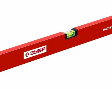 фото Уровень ЗУБР коробчатый, крашеный, 3 ампулы, 80см