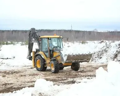 фото Аренда трактора экскаватора погрузчика, уборка и чистка снега в Гжели