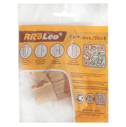 Фото №0 Соединитель RICO LEO 162 Дуб больцано мягк.край (упак. 2шт)