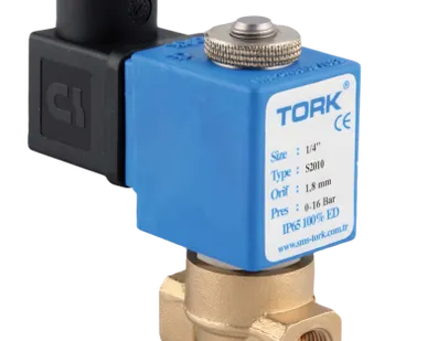 фото Клапан соленоидный T-B 203 230/50AC 2/2 НЗ BSP 1/2" 14,5 мм  0.5-5 бар -10...+160С PTFE TORK