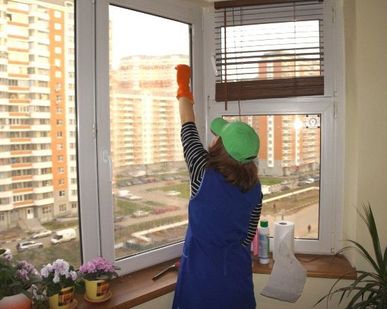 фото Мытьё окон помещений