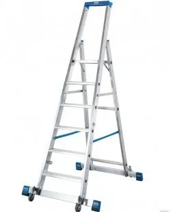 фото Свободностоящая стремянка с траверсой, 10 ступенек