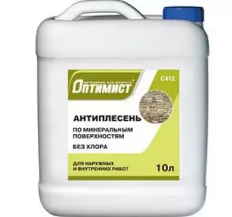 Фото №1 Антиплесень Оптимист без хлора для наружных и внутренних работ, 1л