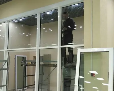 фото Противопожарные перегородки алюминиевые ПСК EIW30,60