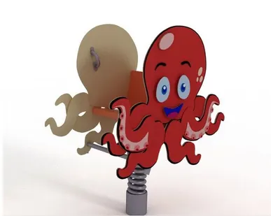 фото ИО 05220 Качалка на пружине Осьминожка