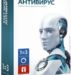 фото ESET NOD32 Антивирус 3ПК/1 год или продление на 20 месяцев BOX