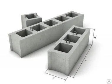 фото Блок фундаментный ФБП 36-1 3580х600х580